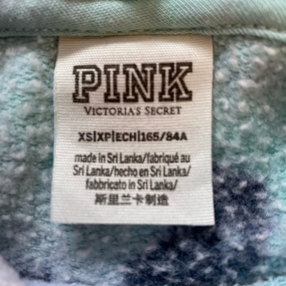 PINK SIZE XS tie dye hoodie sweater EEUC - Picture 2 of 4